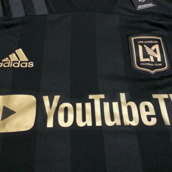 New Adidas Men's LAFC Futbol Soccer Home Jersey - Picture 6 of 7